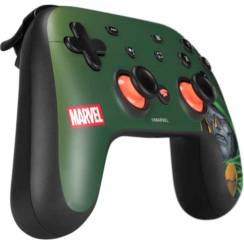 Marvel Dr. Doom Portrait Google Stadia Controller Skin